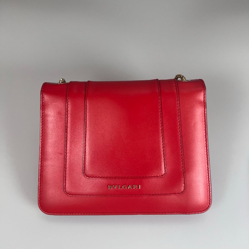BVLGARI 紅蛇頭包-1