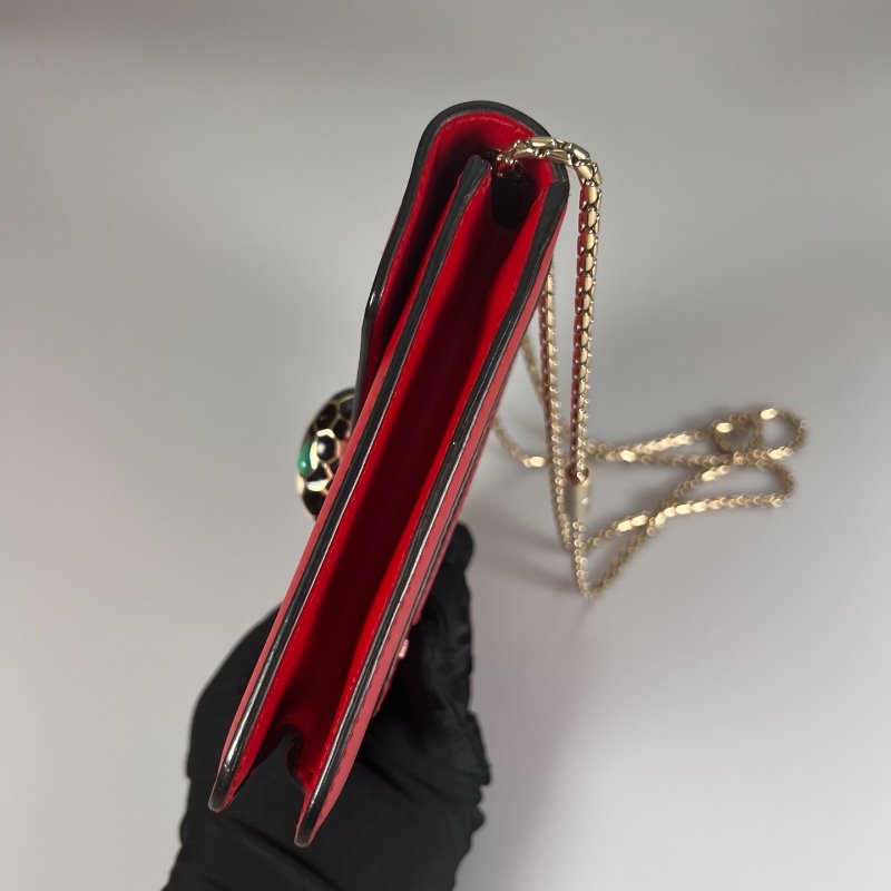 BVLGARI 紅蛇頭包-3