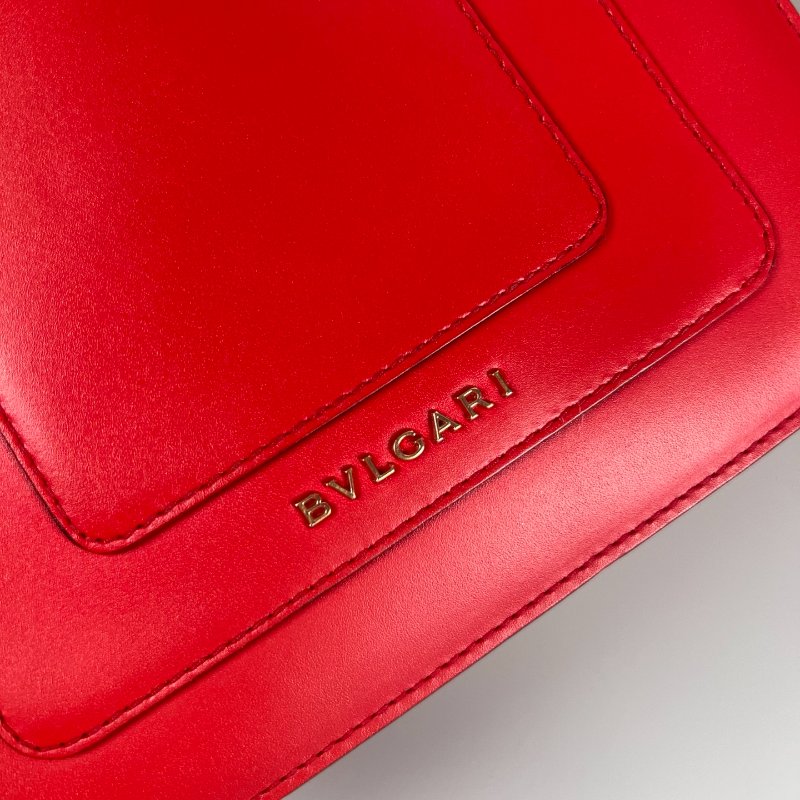 BVLGARI 紅蛇頭包-7