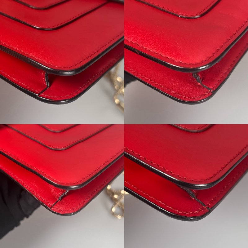 BVLGARI 紅蛇頭包-11