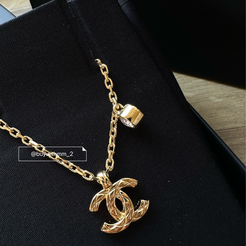 香奈兒26P 雙C單鑽項鍊 ✨爆款即將抵台-1