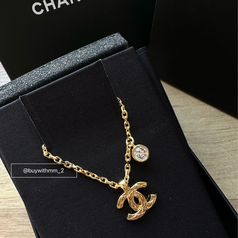 香奈兒26P 雙C單鑽項鍊 ✨爆款即將抵台-2