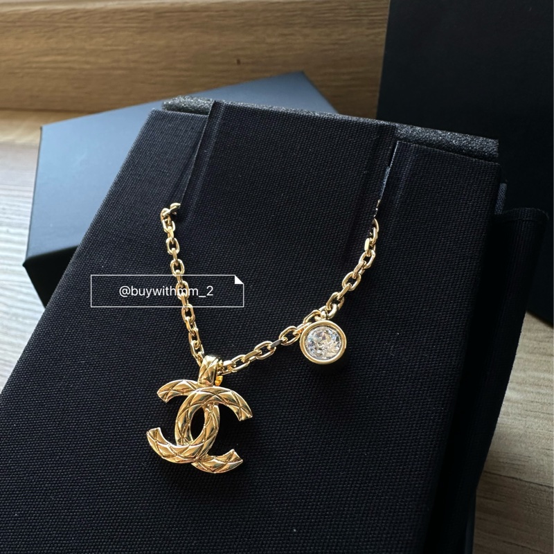 香奈兒26P 雙C單鑽項鍊 ✨爆款即將抵台-3