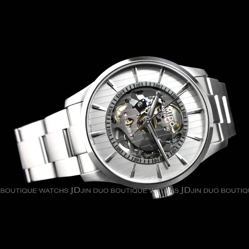 金鐸精品~2510 MIDO美度 MULTIFORT先鋒系列鏤空42mm自動上鍊男用腕錶-1