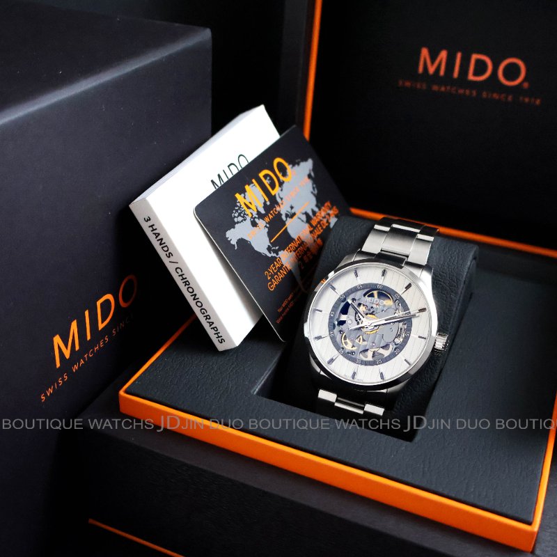 金鐸精品~2510 MIDO美度 MULTIFORT先鋒系列鏤空42mm自動上鍊男用腕錶-5