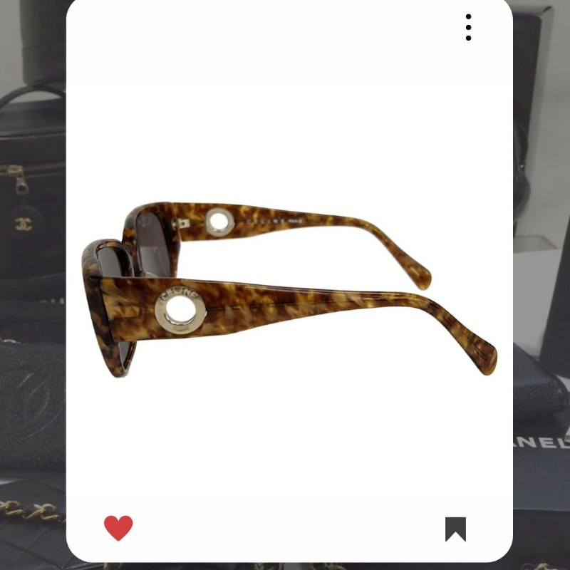 🛍️🎁 26 🔥 3月新品上架💖新品上架 現貨 🔥💖 ✨Celine 經典款深棕色太陽眼鏡 Celine Vintage Sunglasses-2