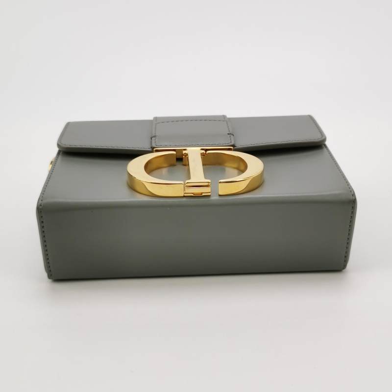 Dior 30 Montaigne蒙田包迷你牛皮純色CD標誌斜挎包單肩包-5