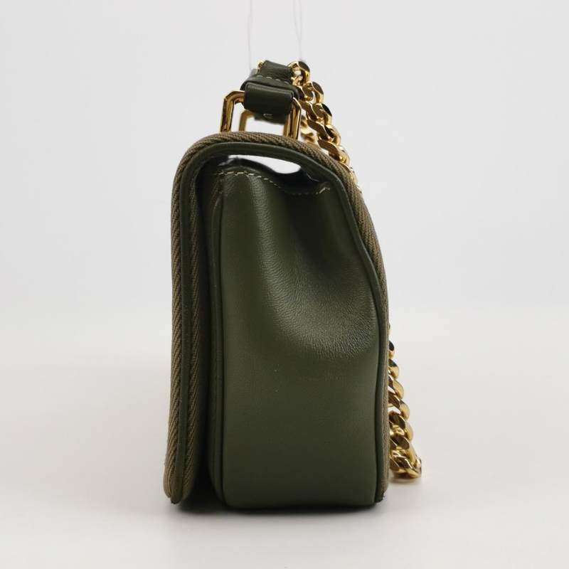 Burberry Lola蘿納包小號羊皮帆布TB標識字母logo斜挎包單肩包-2