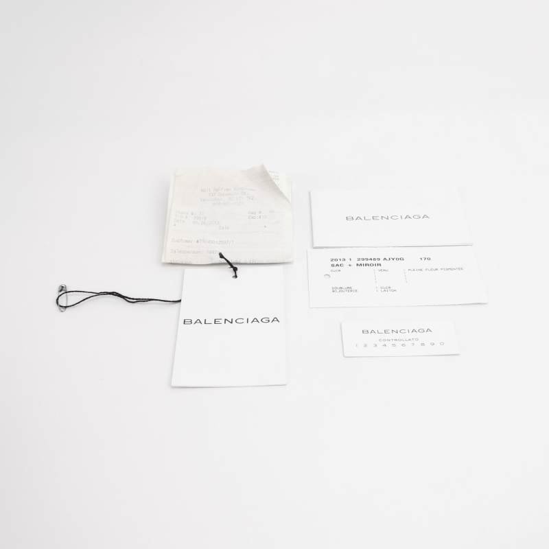 Balenciaga牛皮純色斜挎包單肩包-7