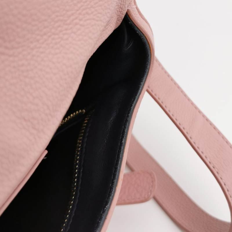 Balenciaga牛皮純色斜挎包單肩包-9