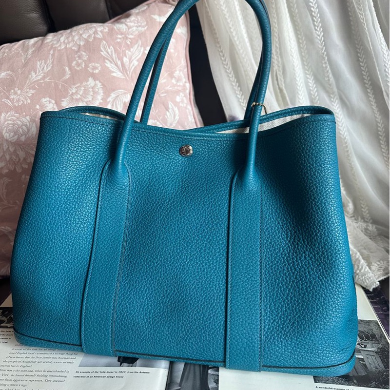 愛馬仕 包 花園包 pm gp 36 有專櫃購買證明副本 hermes garden party 36-6