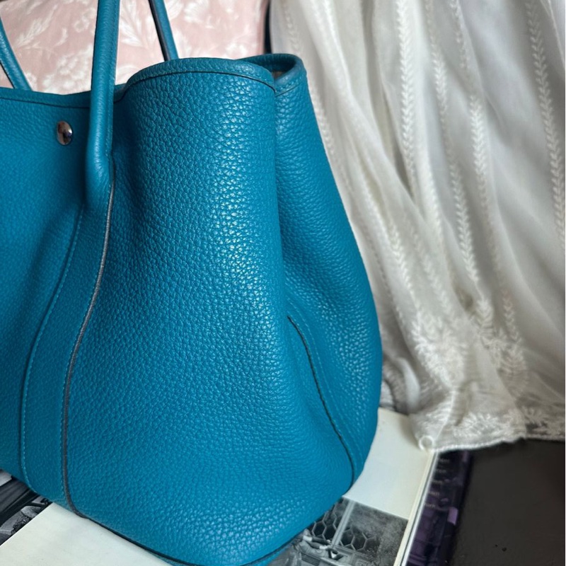 愛馬仕 包 花園包 pm gp 36 有專櫃購買證明副本 hermes garden party 36-13