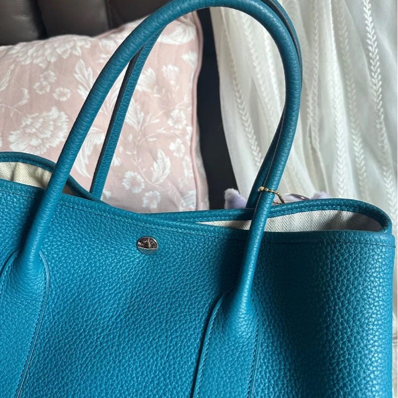 愛馬仕 包 花園包 pm gp 36 有專櫃購買證明副本 hermes garden party 36-15