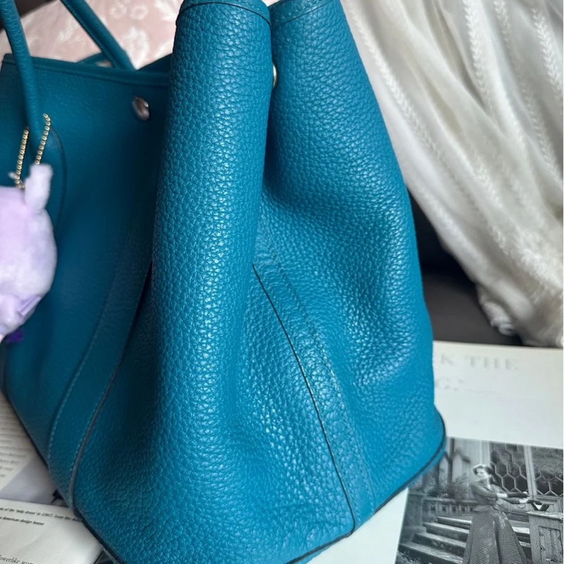 愛馬仕 包 花園包 pm gp 36 有專櫃購買證明副本 hermes garden party 36-17