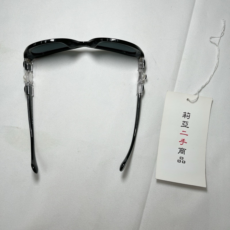 莉亞精品♡Chanel墨鏡 珍珠方形造型墨鏡 二手-3
