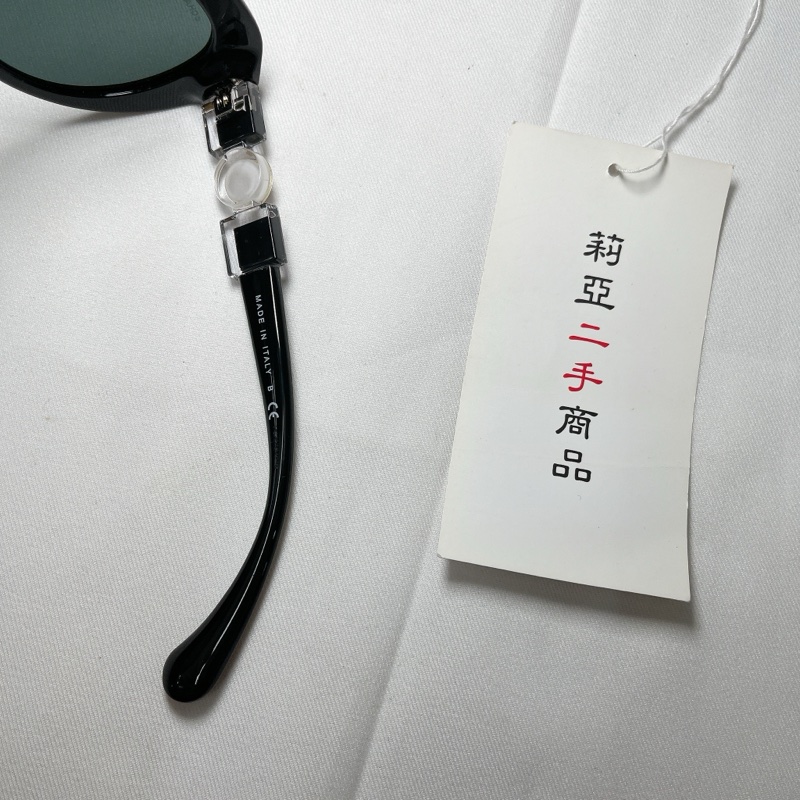 莉亞精品♡Chanel墨鏡 珍珠方形造型墨鏡 二手-5