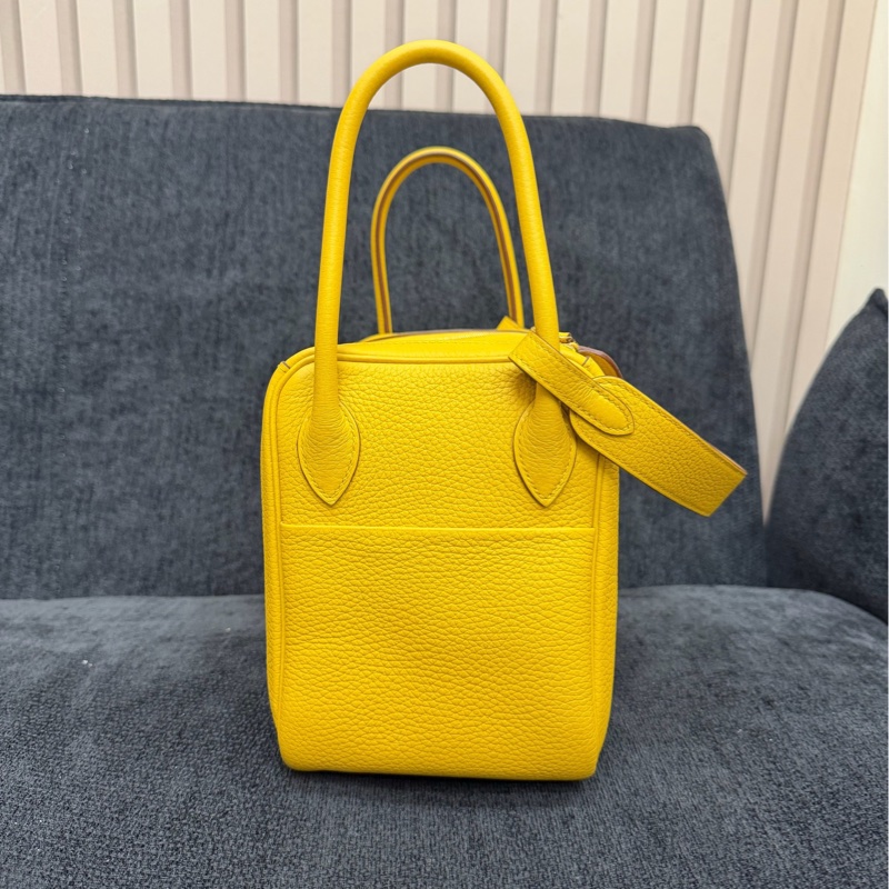 愛馬仕/hermes琥珀黃銀扣lindy26 TC皮閒置好成色-3