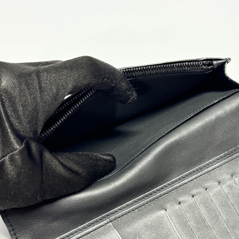 【極新全配🎁】 LV M62900 晶片款 Shadow高級牛皮革 全黑長夾 (專櫃32,700)-10