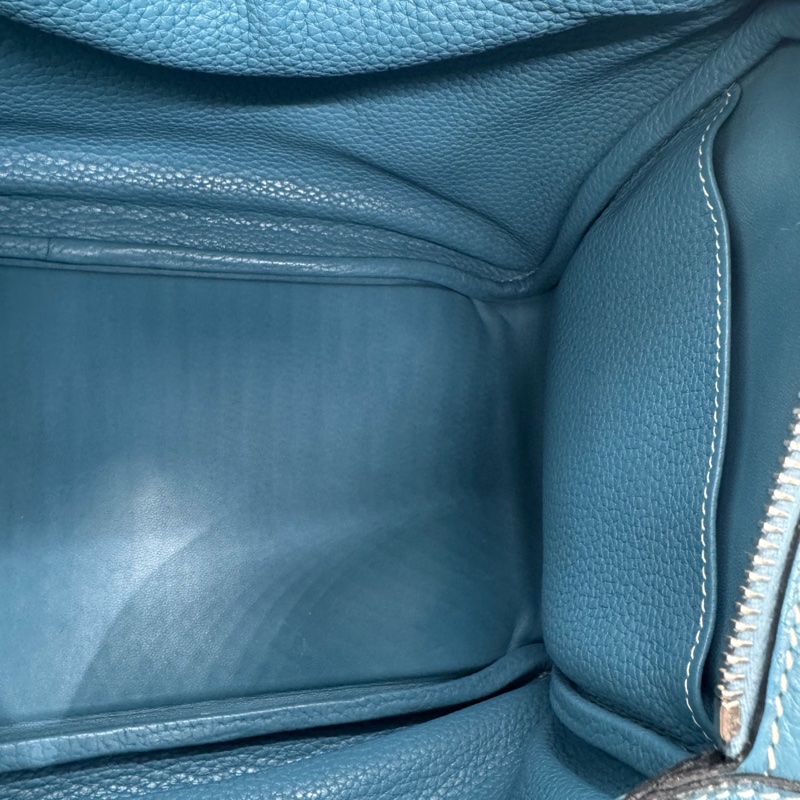 Hermes • Lindy 30 牛仔藍銀釦 Togo皮-22
