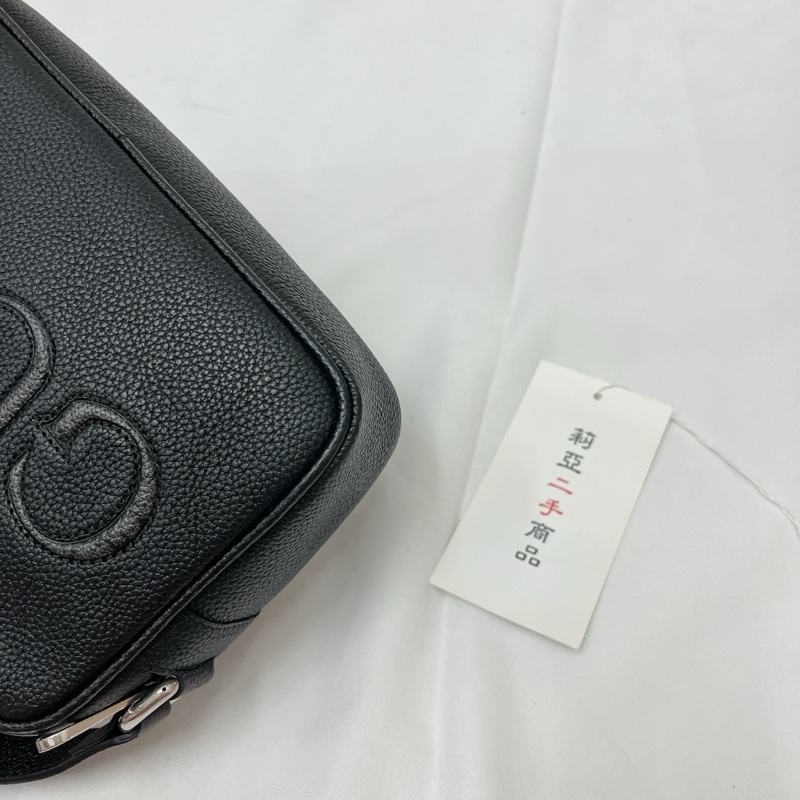 莉亞精品♡Gucci768391 黑logo相機包 二手-9