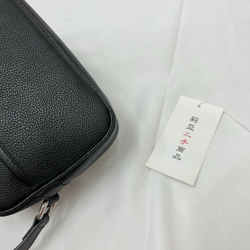 莉亞精品♡Gucci768391 黑logo相機包 二手-11