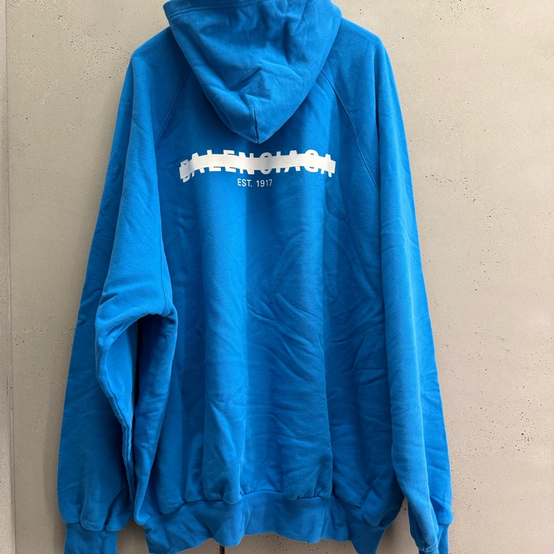 二手藍色Balenciaga帽踢-1