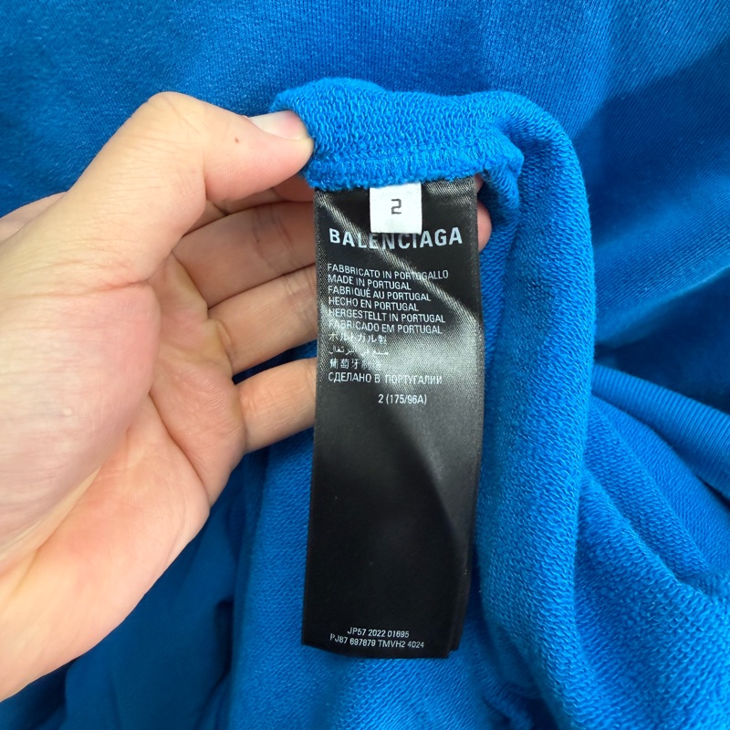 二手藍色Balenciaga帽踢-3