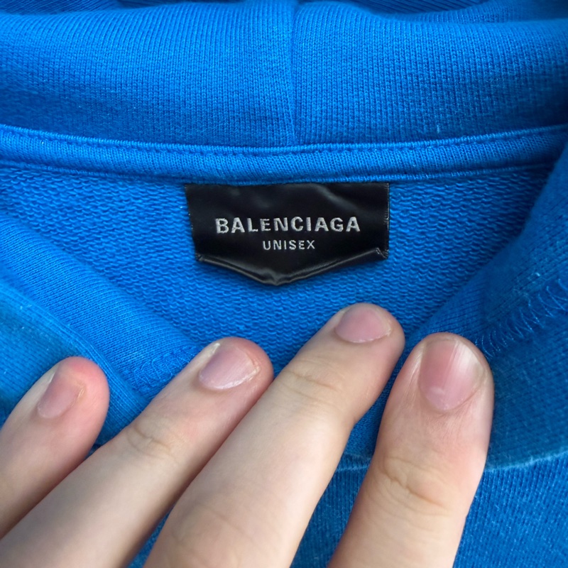 二手藍色Balenciaga帽踢-7