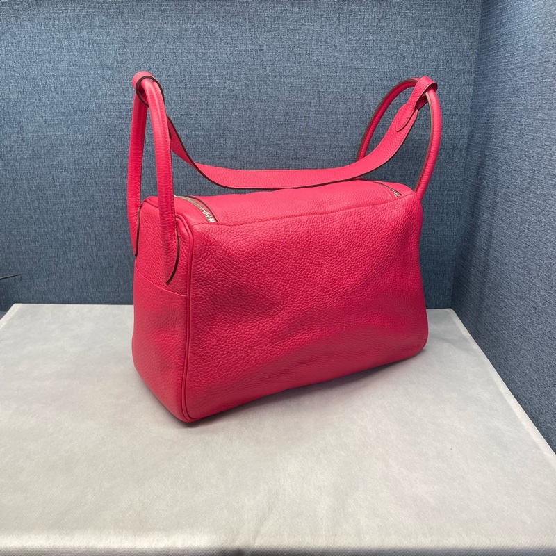 Hermes • Lindy 30 極致粉銀釦 Togo皮-3