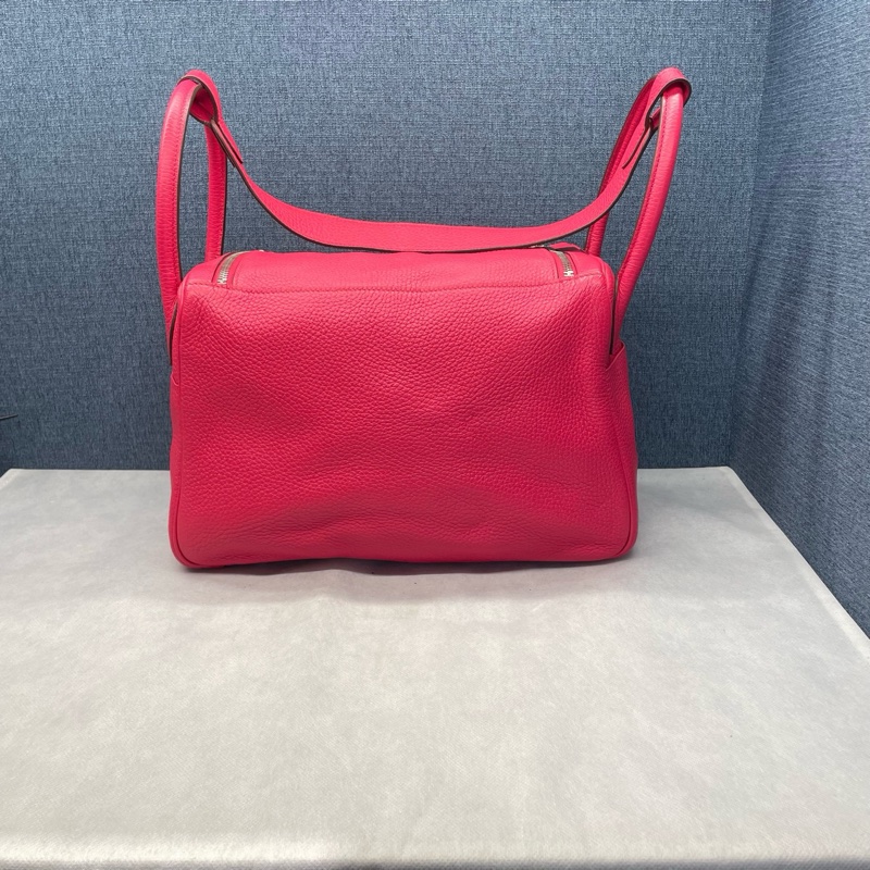 Hermes • Lindy 30 極致粉銀釦 Togo皮-6