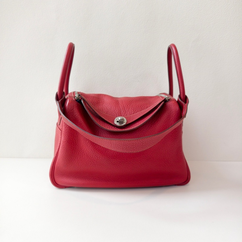 Hermes • Lindy 30 國旗紅銀釦 Tc皮-3