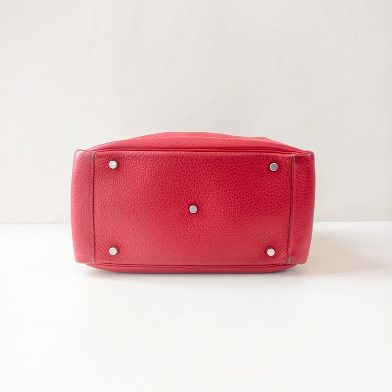 Hermes • Lindy 30 國旗紅銀釦 Tc皮-7