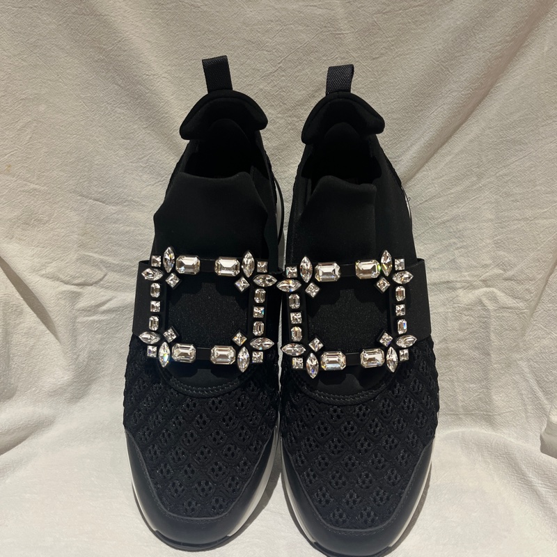 Roger Vivier 經典款式 Viv' Run 水鑽搭扣運動鞋(尺寸：40）-0