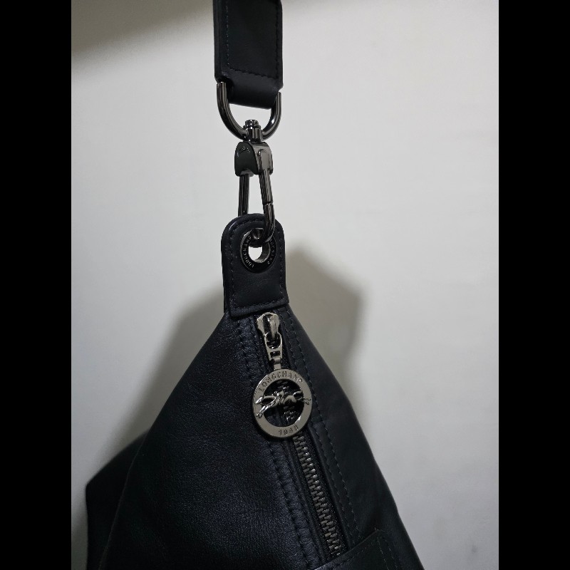 LongChamp Hobo Bag (Black)-6