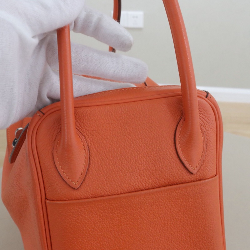 Hermes • Lindy 26 火焰橙銀釦 Evercolor皮 全網最低☝🏻-5