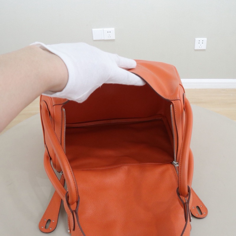 Hermes • Lindy 26 火焰橙銀釦 Evercolor皮 全網最低☝🏻-7