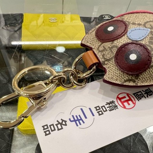 東區正精品㊣GUCCI 821813 近全新貓頭鷹吊飾公仔吊飾鑰匙圈掛飾吊飾 RZ6332-3