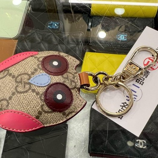 東區正精品㊣GUCCI 821813 近全新貓頭鷹吊飾公仔吊飾鑰匙圈掛飾吊飾 RZ6332-5