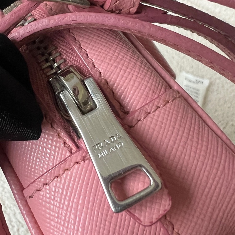 98新Prada普拉達蝴蝶結包 mini淺粉色小斜挎 尺寸:15*10*5cm 。-8