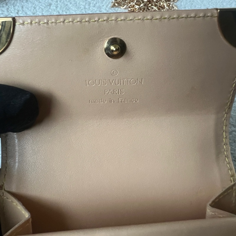 98新LV 村上隆絕版白三彩 卡包零錢包 可配鏈斜挎woc 無附件-4