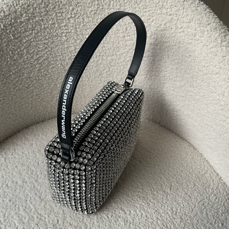 99新 alexanderwang大王水鑽包 尺寸約17×7×10cm 無附件-1