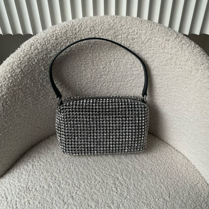 99新 alexanderwang大王水鑽包 尺寸約17×7×10cm 無附件-2