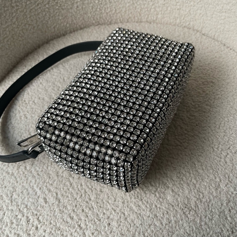 99新 alexanderwang大王水鑽包 尺寸約17×7×10cm 無附件-4