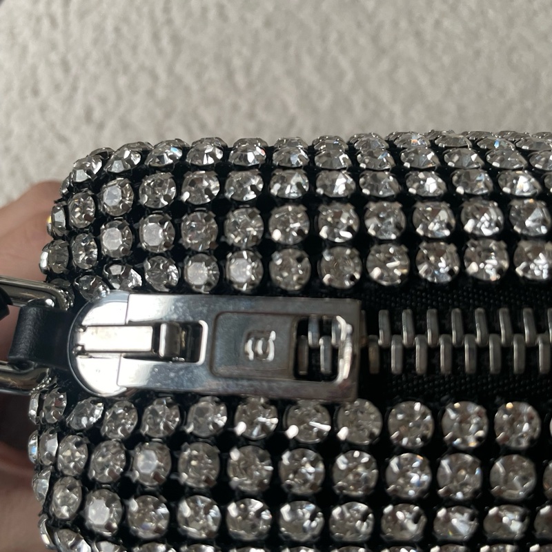 99新 alexanderwang大王水鑽包 尺寸約17×7×10cm 無附件-5