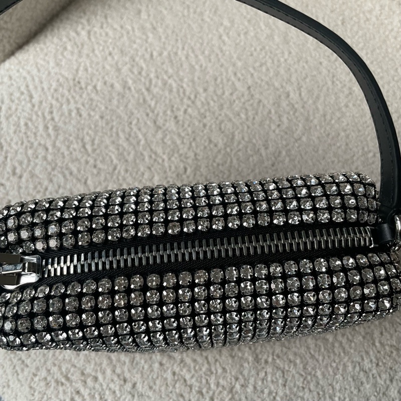 99新 alexanderwang大王水鑽包 尺寸約17×7×10cm 無附件-7