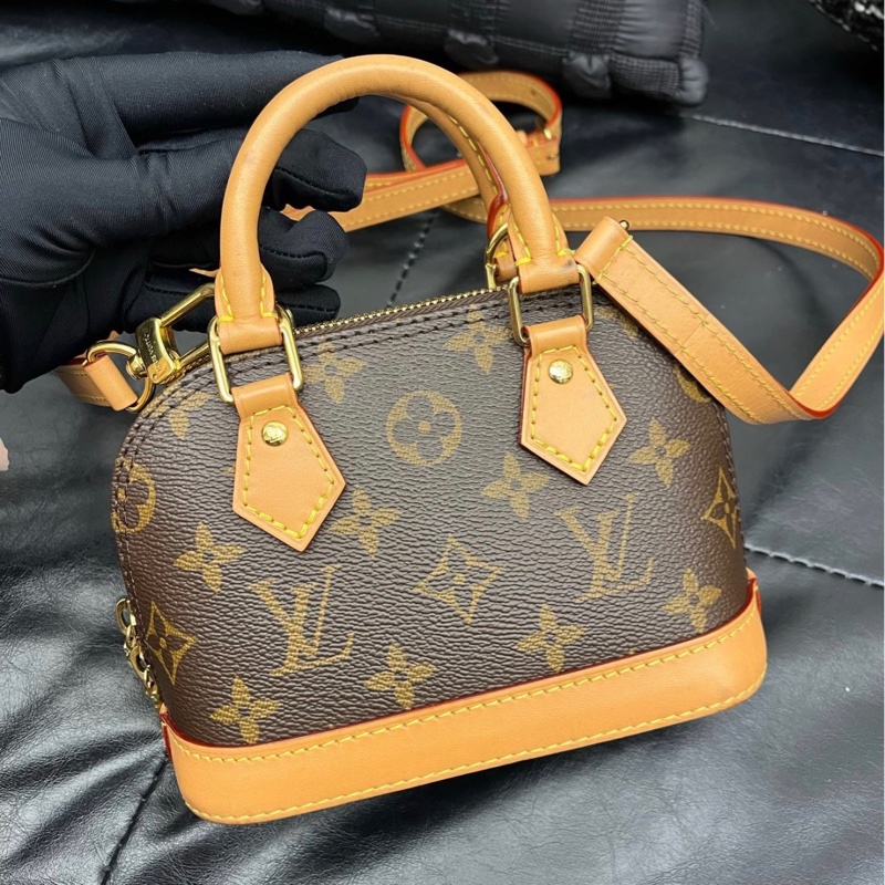 【98新 ✨ 全網最低價!】 LV alma nano 貝殼包 芯片款(下單前先詢問庫存-1