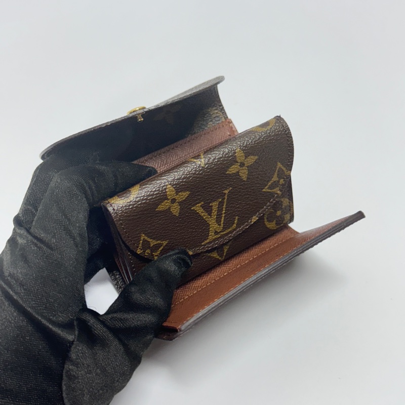 【全新品🎁】 LV Monogram 複雜重工藝多夾層 經典老花短夾 (專櫃28,000)-13