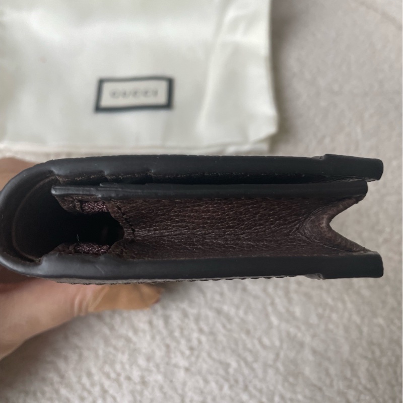 99新 GUCCI古馳 Ophidia老花Logo錢包卡包 尺寸11×8×3-2