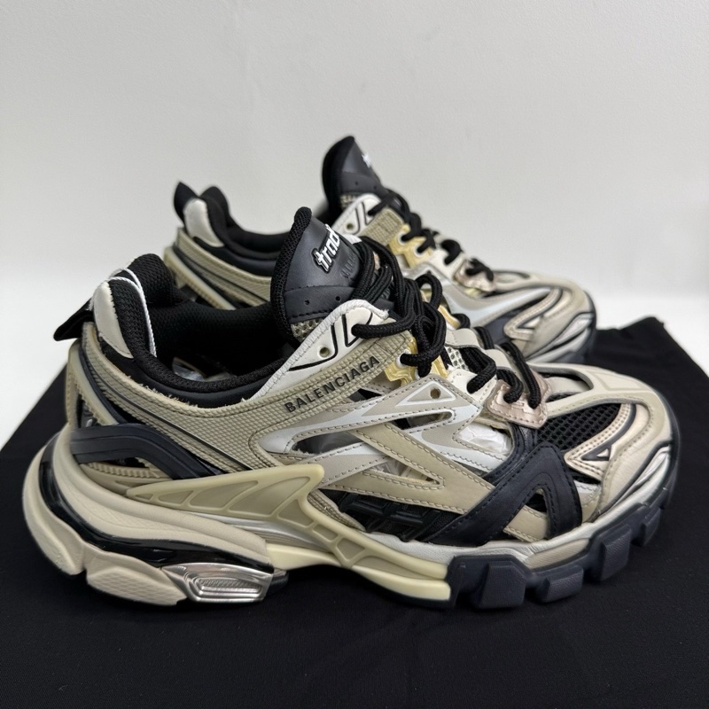 Balenciaga巴黎世家 Track 2.0 生活休閒鞋 黑棕 36碼-3