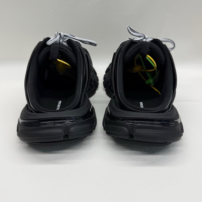 Balenciaga巴黎世家 Track 包頭厚底男款黑白 半拖 40碼-5